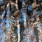Navy Leopard Skin