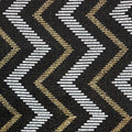 Gold Silver Zig Zag Glitter Lurex
