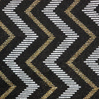 Gold Silver Zig Zag Glitter Lurex