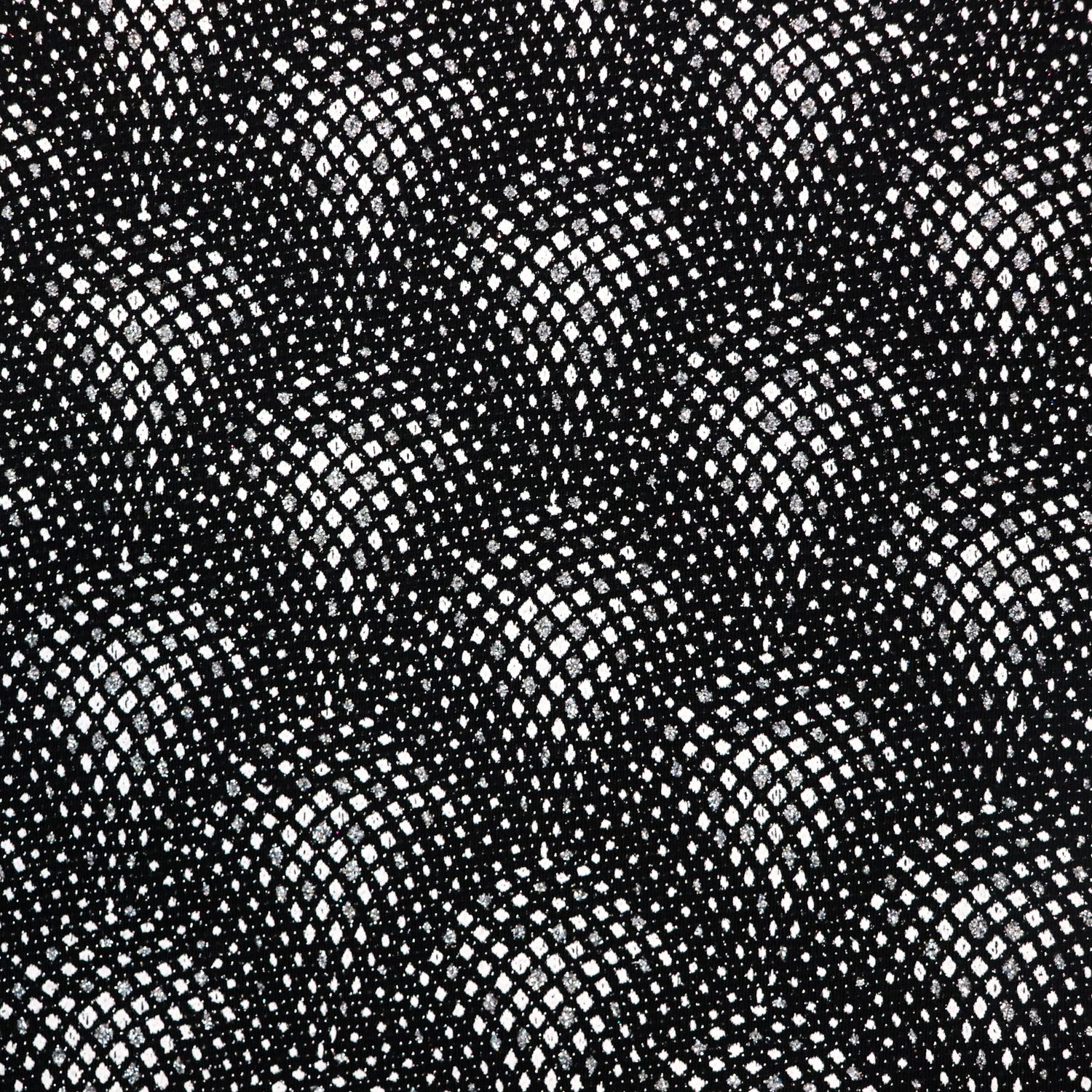 Geometric Silver Lurex