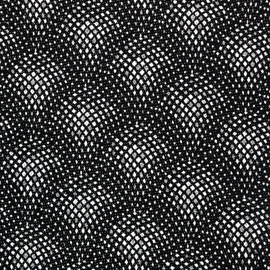 Geometric Silver Lurex