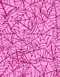 Pink Spider Web Fabric | Halloween Cobweb