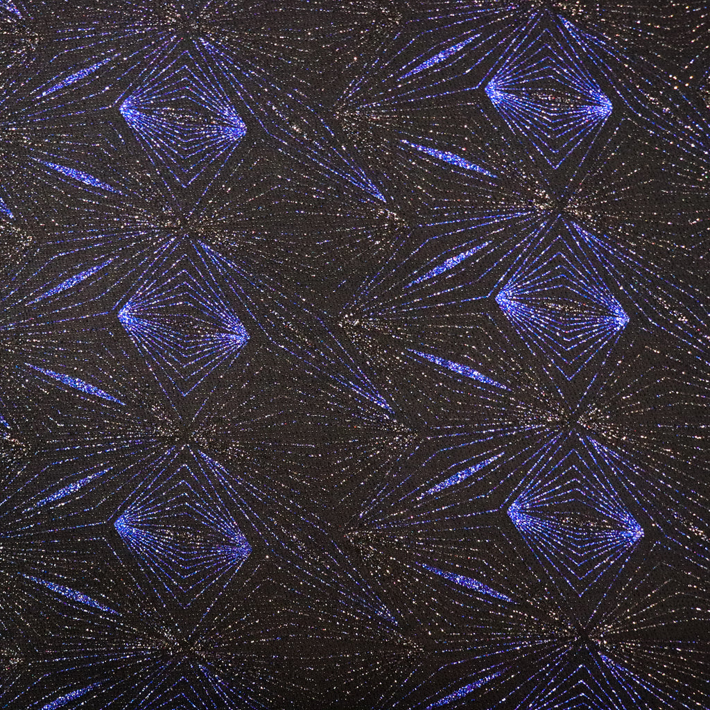 Blue Glitter Lurex