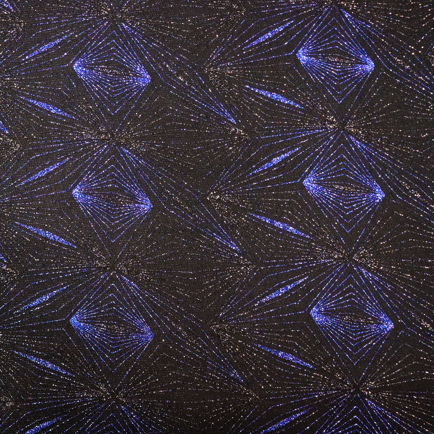 Blue Glitter Lurex