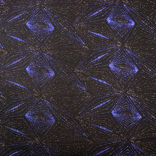 Blue Glitter Lurex