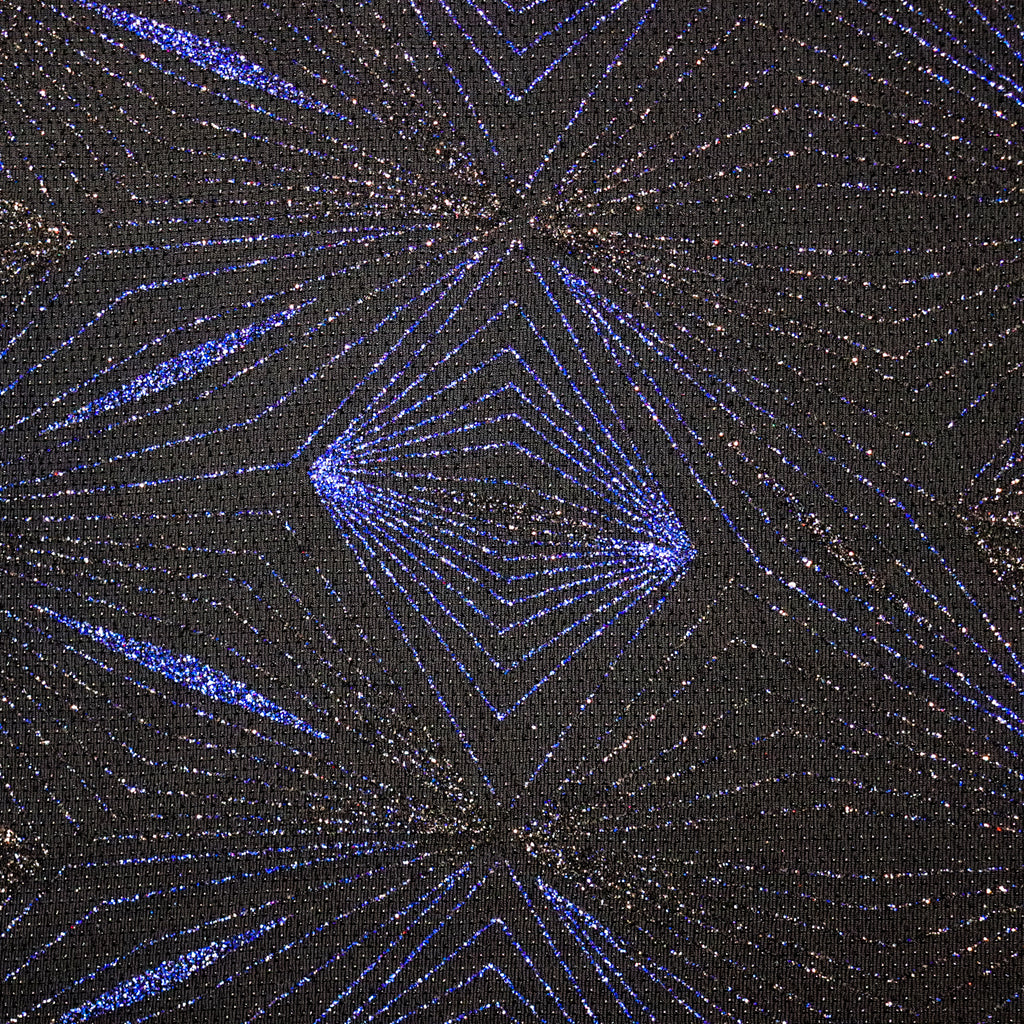 Blue Glitter Lurex