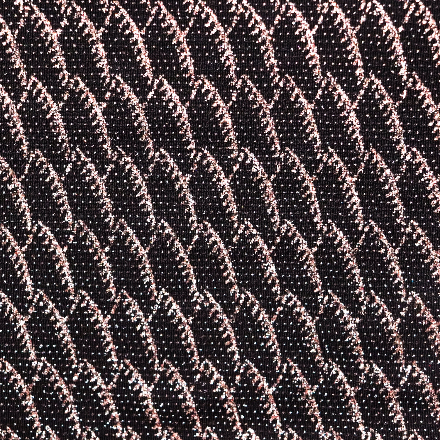 Rose Gold Glitter Lurex