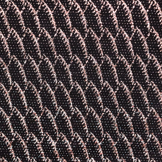 Rose Gold Glitter Lurex