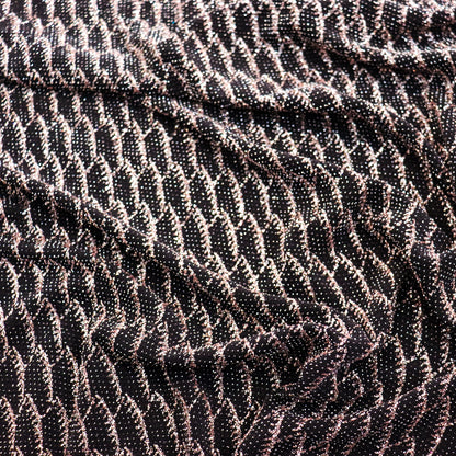 Rose Gold Glitter Lurex