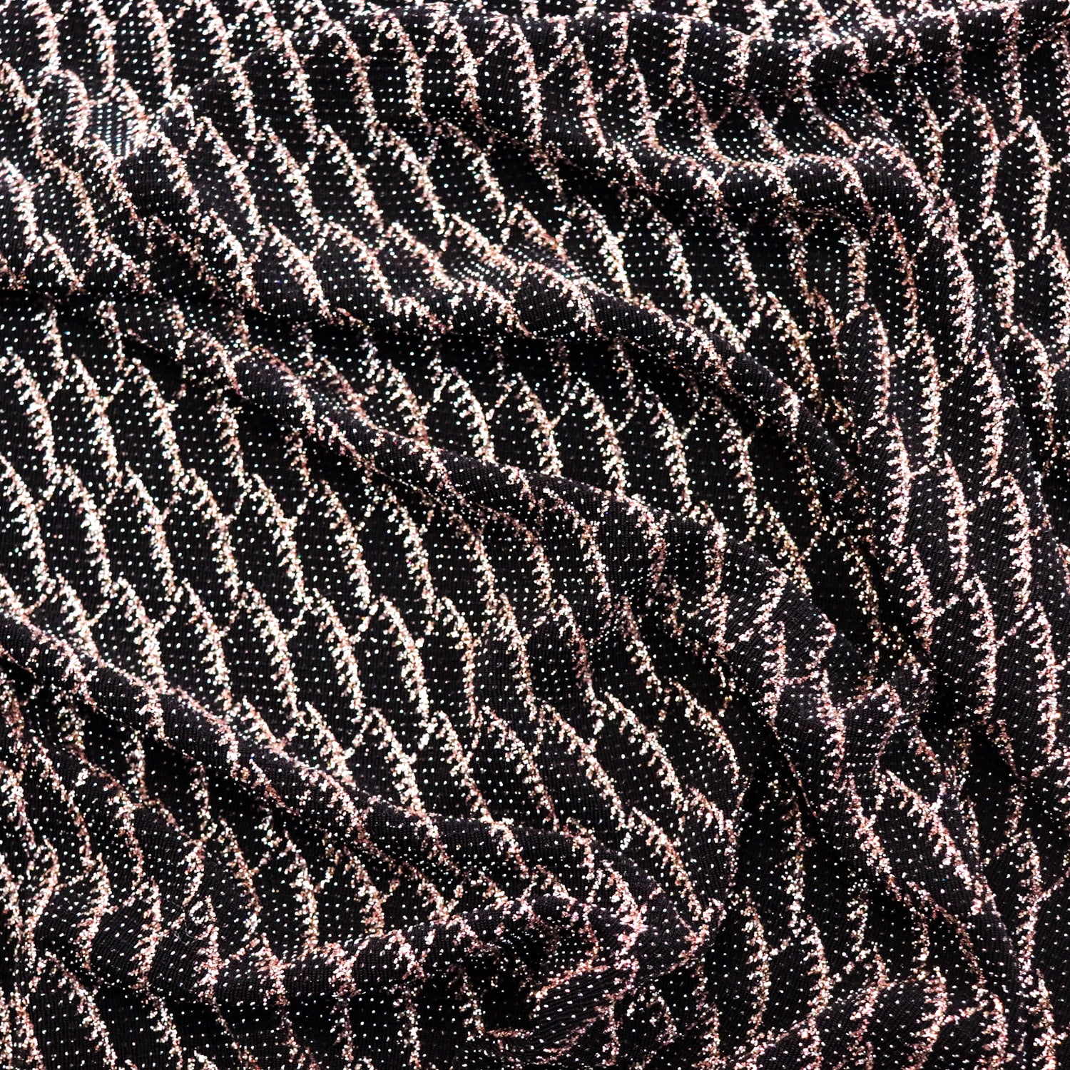 Rose Gold Glitter Lurex
