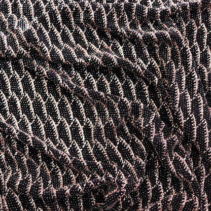 Rose Gold Glitter Lurex