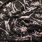 Gold Abstract Paint Stroke Lurex