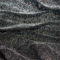 Black Glitter Lurex