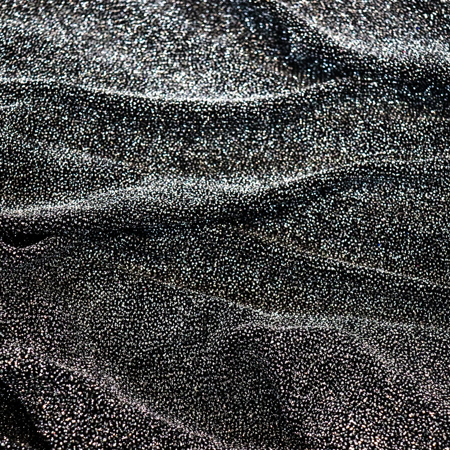 Black Glitter Lurex