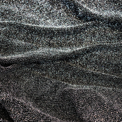 Black Glitter Lurex