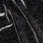 Slant Stripe Rainbow Glitter