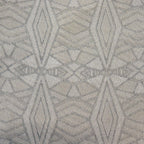 Silver Geometric Glitter Lurex