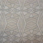 Silver Geometric Glitter Lurex