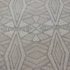 Silver Geometric Glitter Lurex