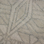 Silver Geometric Glitter Lurex