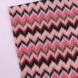 FS1233 Zigzag Chevron Knit Stretch Fabric