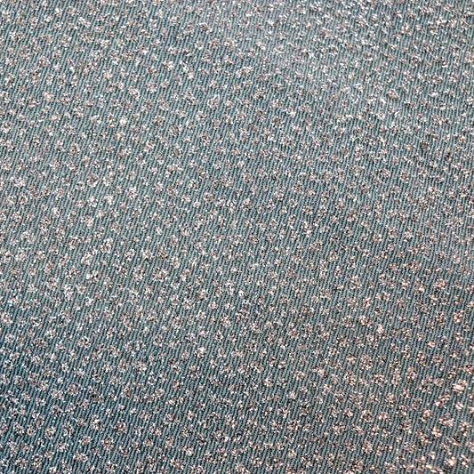 Silver Dot Glitter Lurex