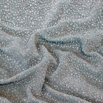Silver Dot Glitter Lurex