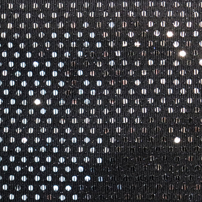 Black Shiny Sequin Lurex