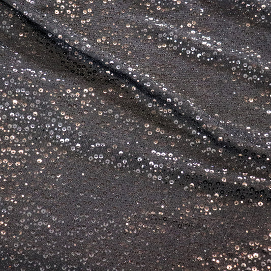 Black Sequin Lurex