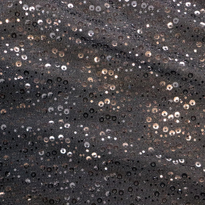 Black Sequin Lurex