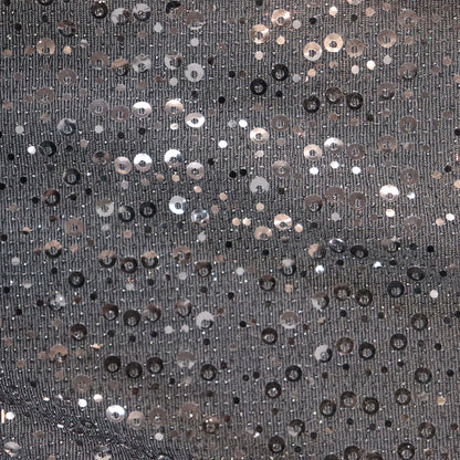 Black Sequin Lurex