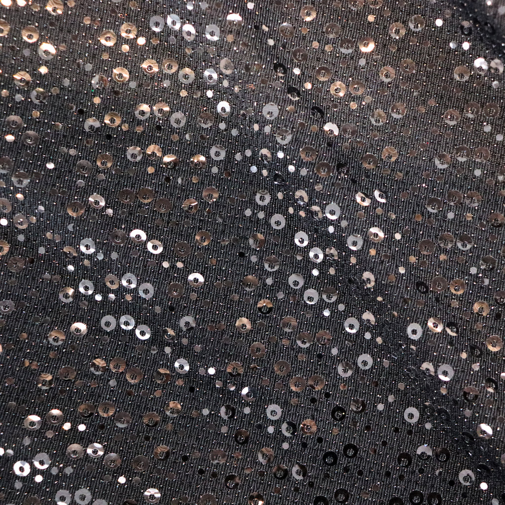 Black Sequin Lurex