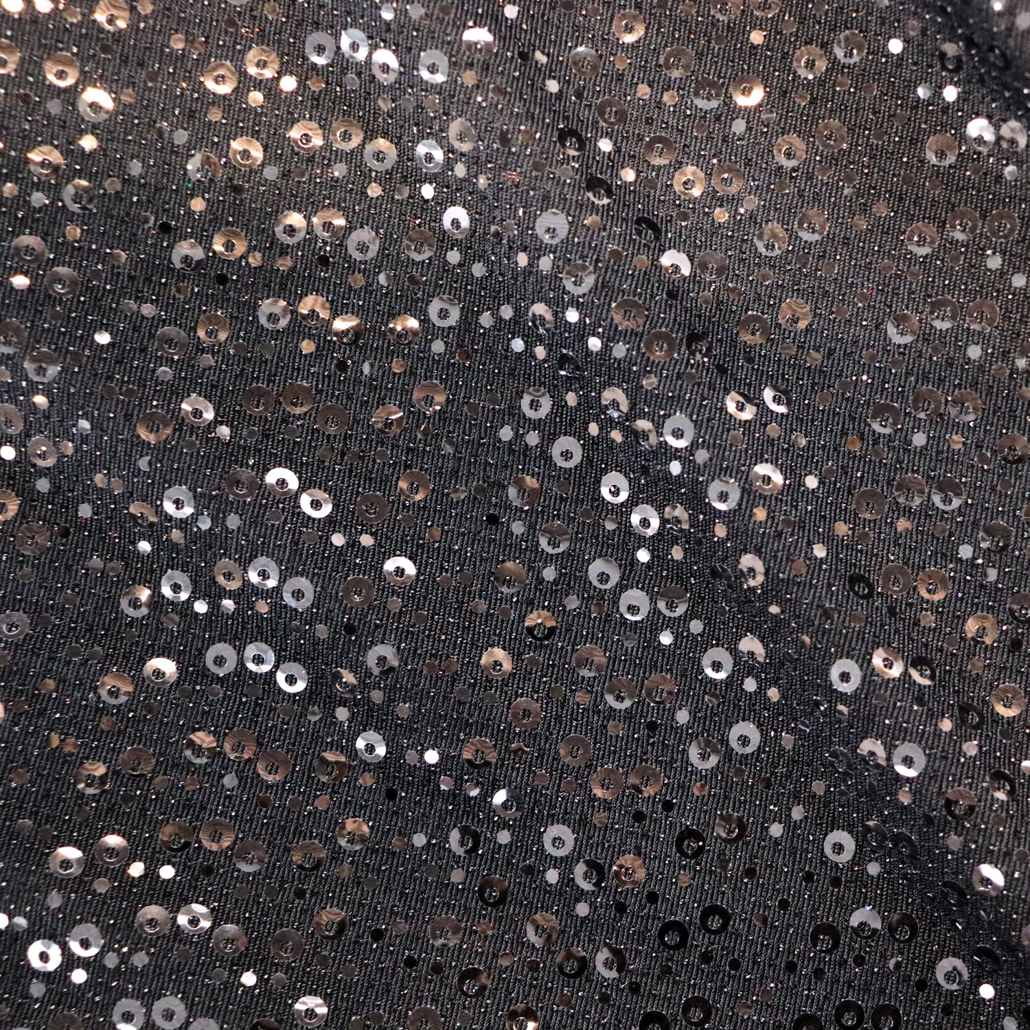 Black Sequin Lurex