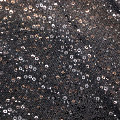 Black Sequin Lurex