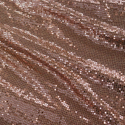 Rose Gold Sequin Lurex