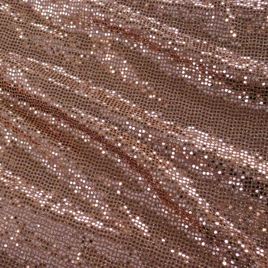 Rose Gold Sequin Lurex