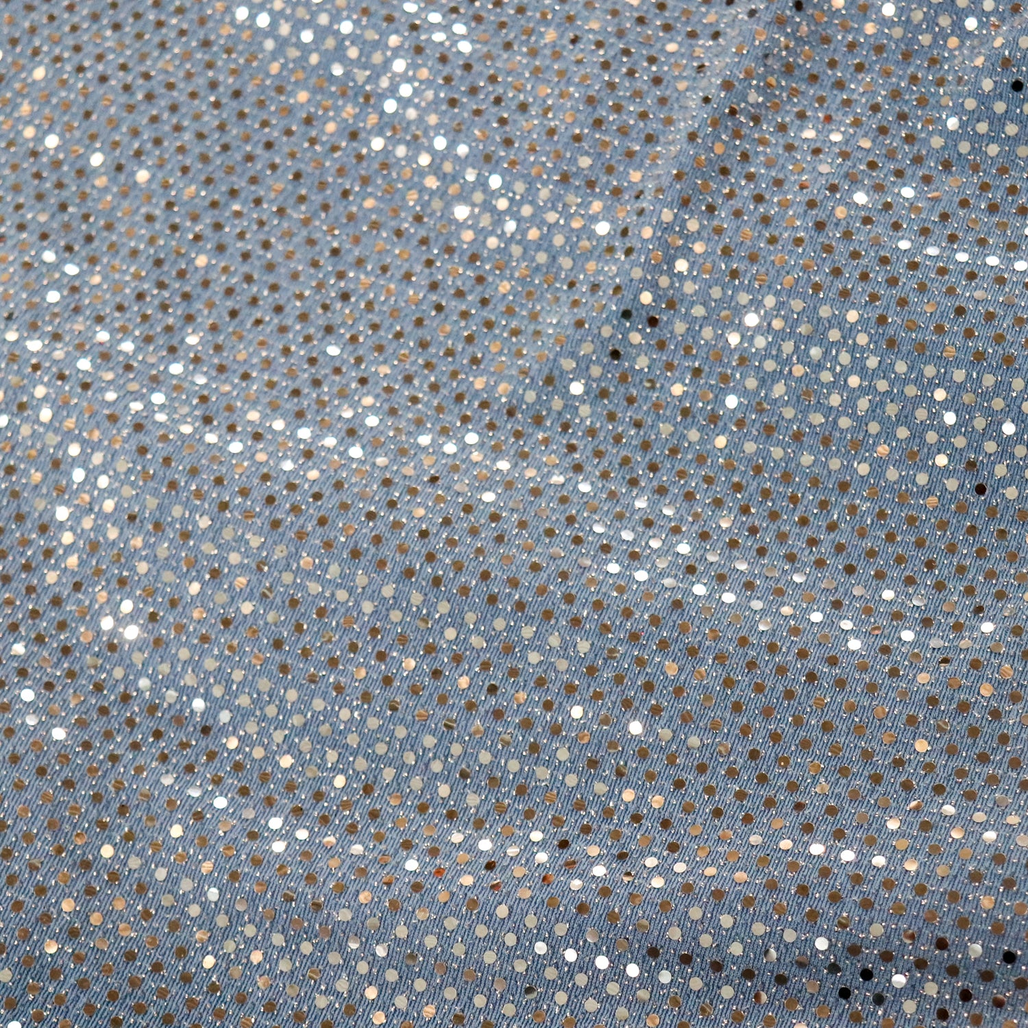 Light Blue Sequin Lurex