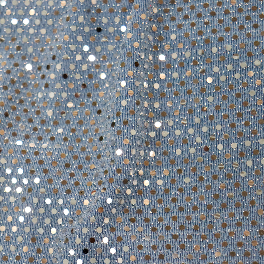 Light Blue Sequin Lurex