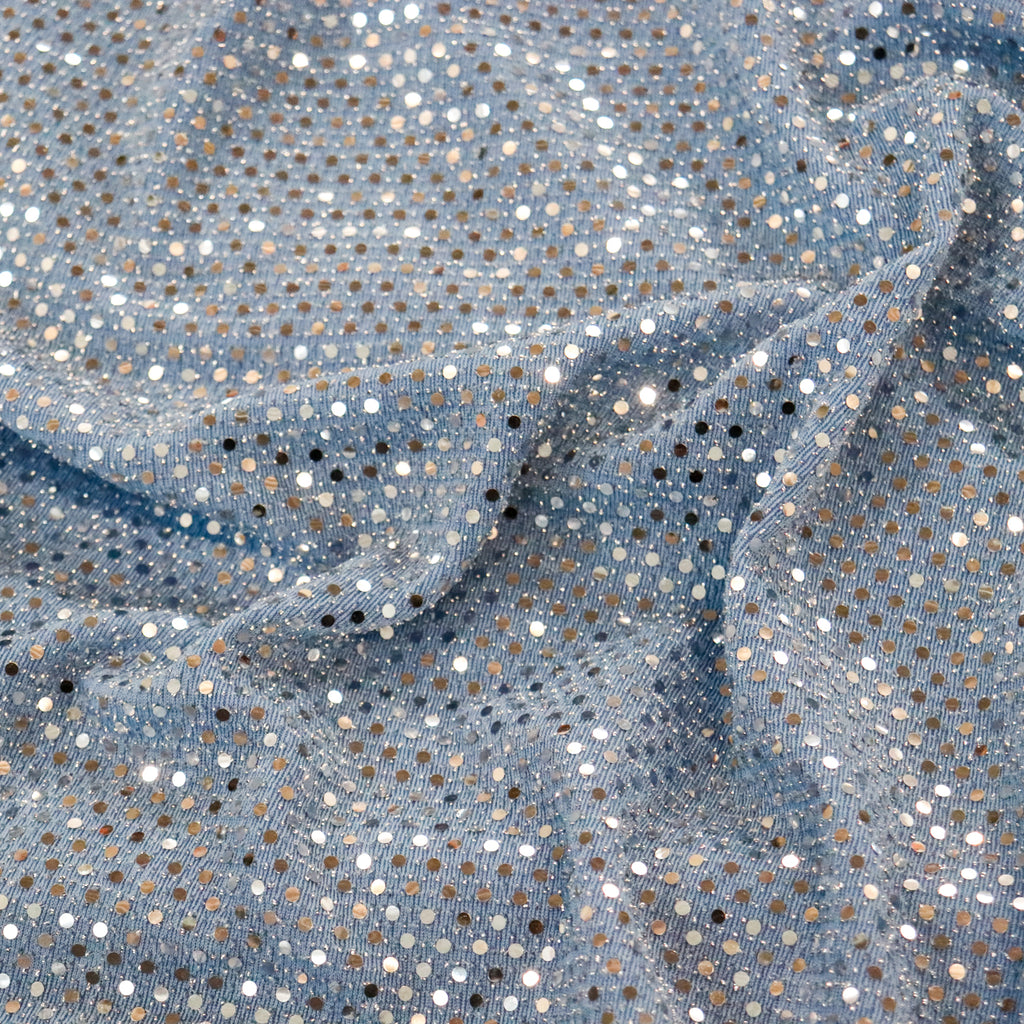 Light Blue Sequin Lurex