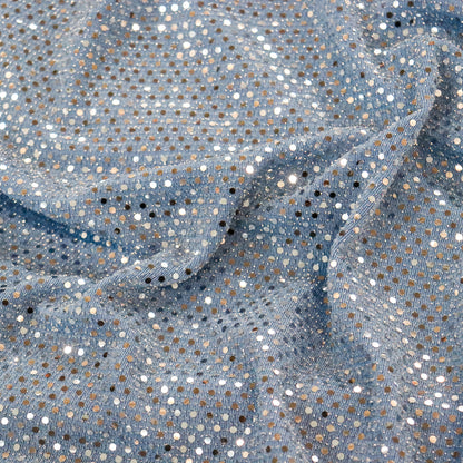 Light Blue Sequin Lurex