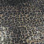 Shiny Leopard Square Sequins Lurex Nylon Stretch Fabric