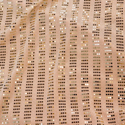 Blush Nude Sequin Lurex