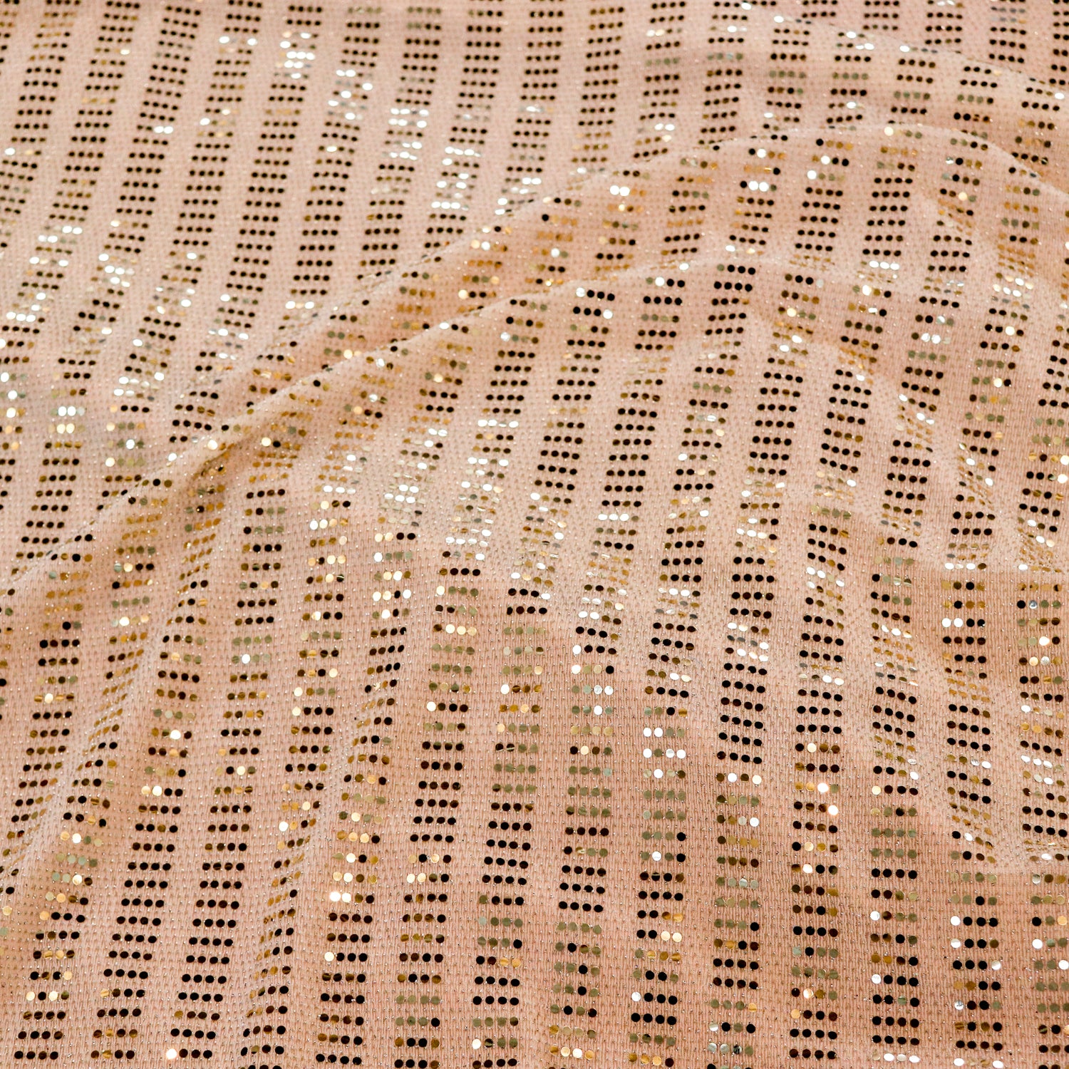 Blush Nude Sequin Lurex