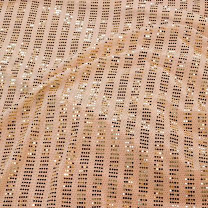 Blush Nude Sequin Lurex