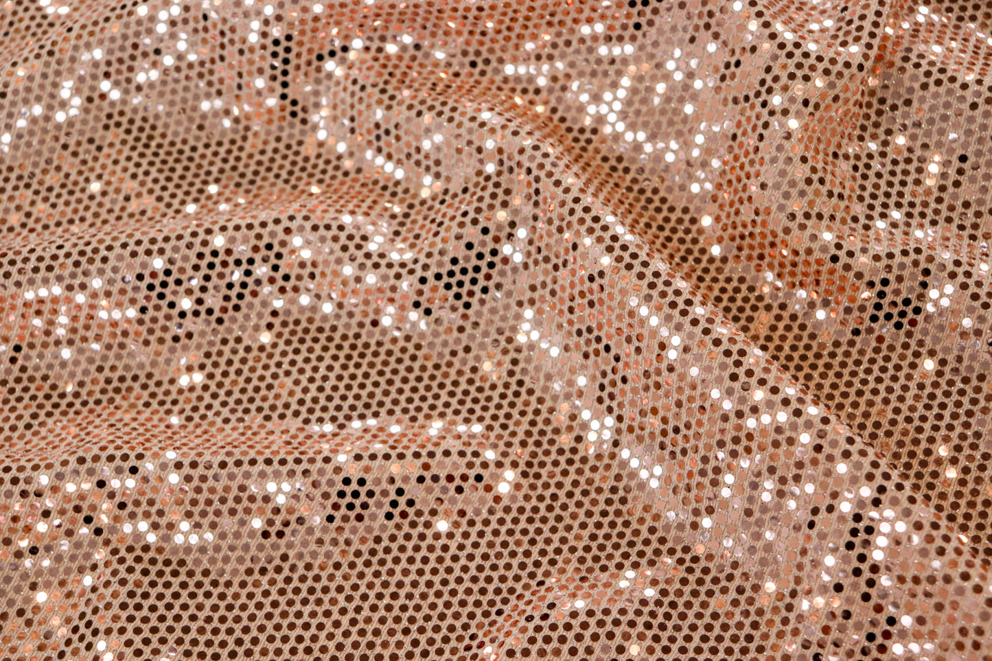 Rose Gold Sequin Lurex