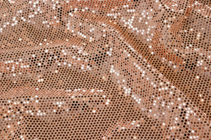 Rose Gold Sequin Lurex