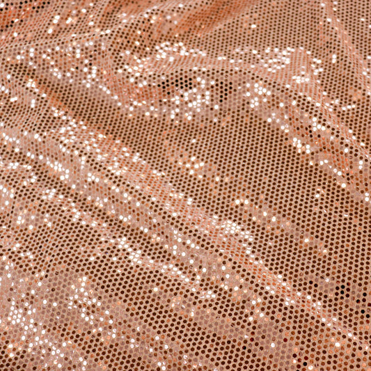 Rose Gold Sequin Lurex