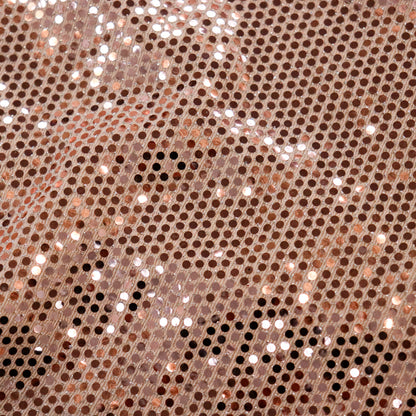Rose Gold Sequin Lurex