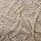 Nude Art Deco Gold Silver Lurex