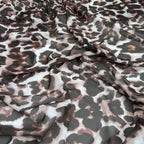 FS1270 Leopard Spots Print Jersey Stretch Power Mesh Fabric